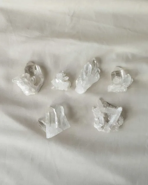 Detail of carnelian and quartz textures under light